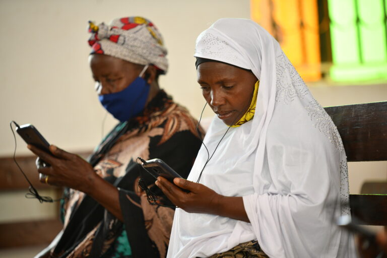 Women in Kamwenge, Uganda learn digital literacy skills in a pilot program